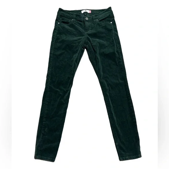 Cabi Skinny Cord Forest Green Size 4 - Picture 2 of 8